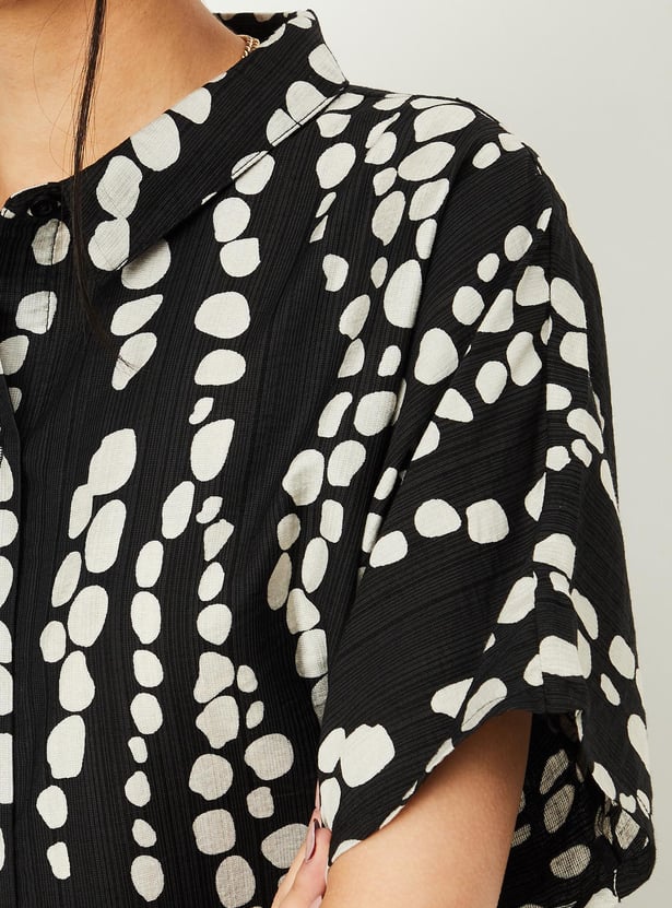 Women Printed Extended Sleeves Shirt