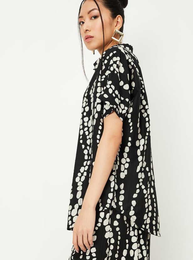 Women Printed Extended Sleeves Shirt