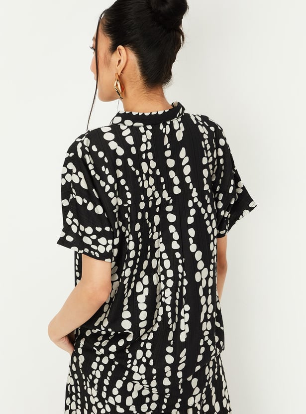 Women Printed Extended Sleeves Shirt