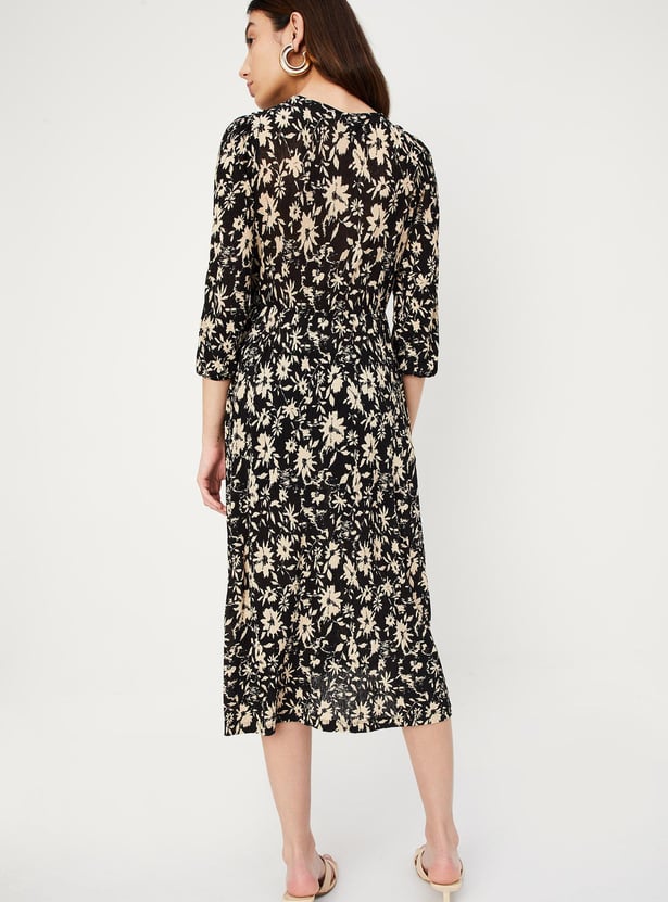 Women Printed Midi Dress