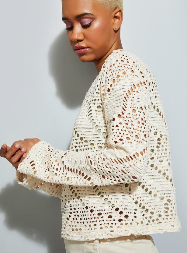 URB_N Women Lace Top With Cropped Tank