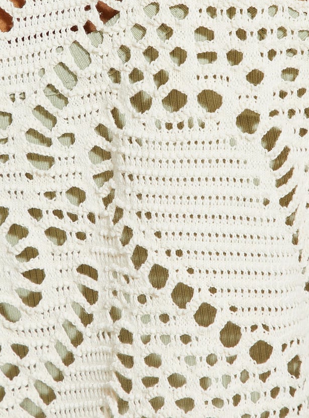 URB_N Women Lace Top With Cropped Tank