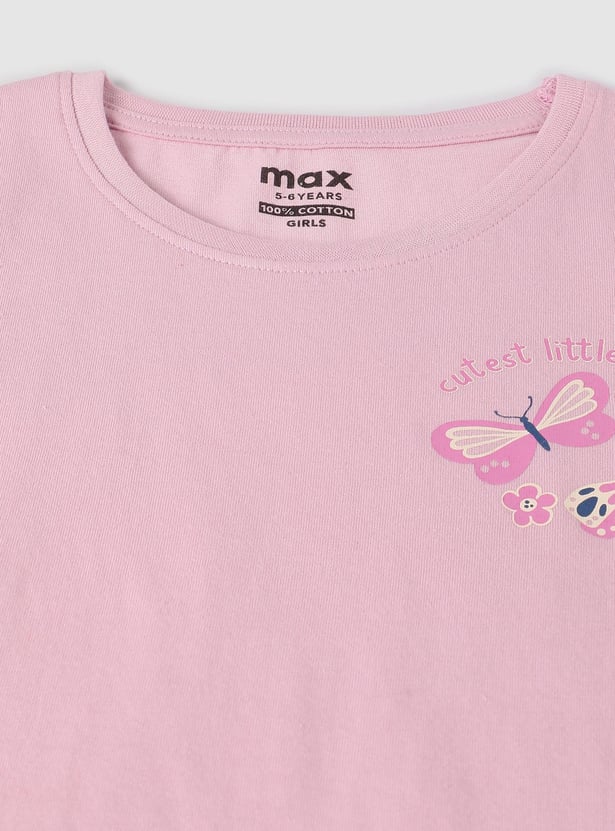 Girls Graphic Printed T-shirt