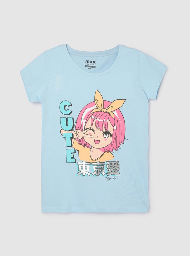 Girls Graphic Printed T-shirt
