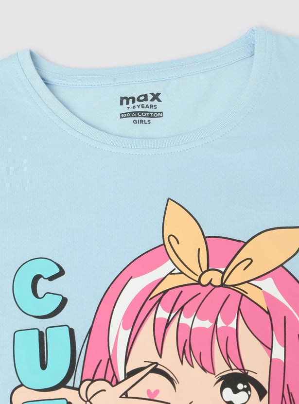 Girls Graphic Printed T-shirt