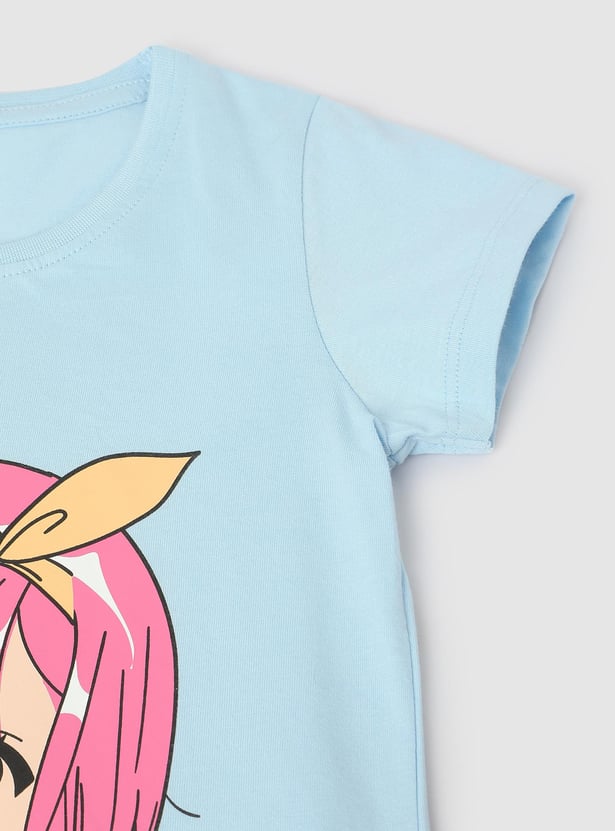 Girls Graphic Printed T-shirt