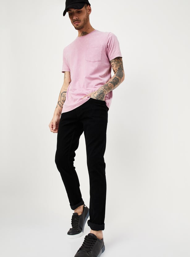 Men Solid Skinny Fit Jeans