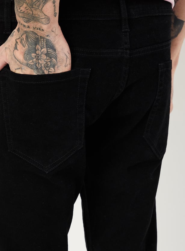 Men Solid Skinny Fit Jeans