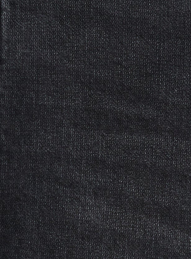 Men Stonewashed Slim Fit jeans