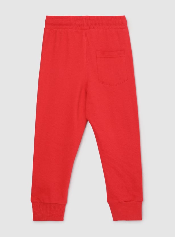 Boys Appliqued Joggers