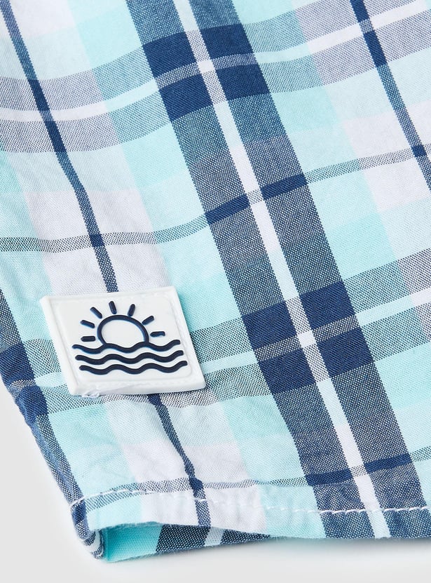 Boys Checked Full Sleeves Shirt