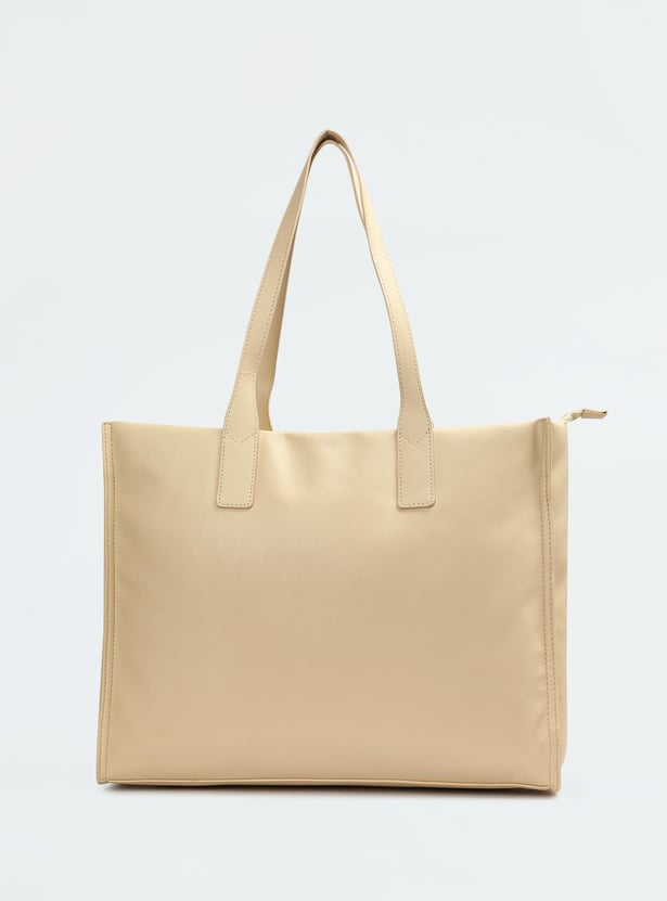 Women Solid Tote Bag
