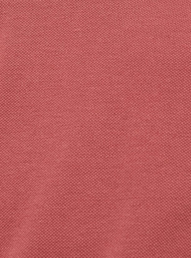 Men Slim Fit Solid Polo T-shirt