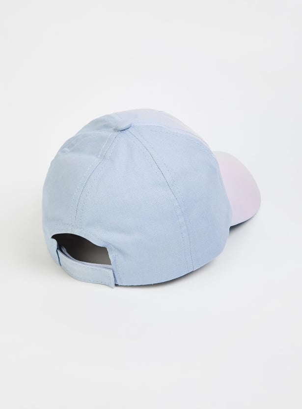 Girls Frozen Denim Baseball Cap