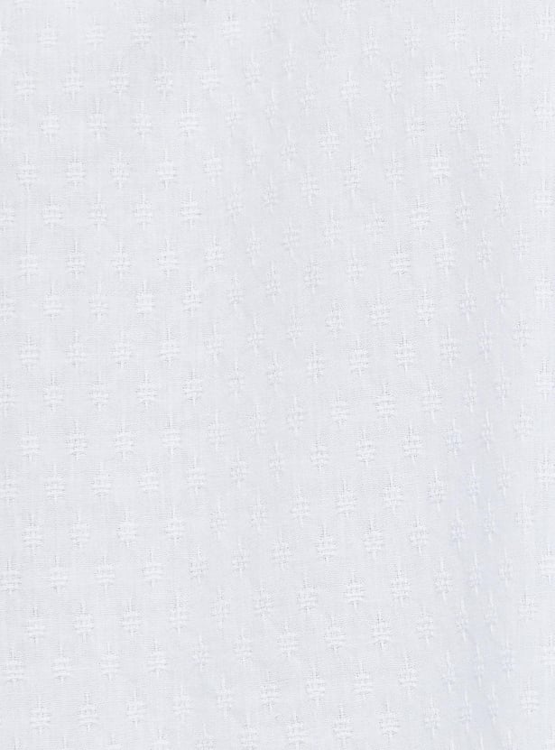 URB_N Men Regular Fit Textured Resort Shirt