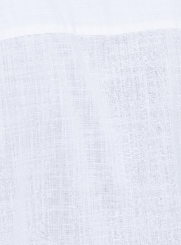 URB_N Men Oversized Embroidered Shirt