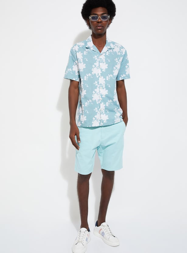 URB_N Men Regular Fit Printed Resort Shirt