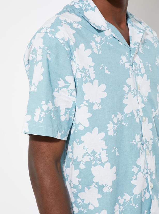 URB_N Men Regular Fit Printed Resort Shirt
