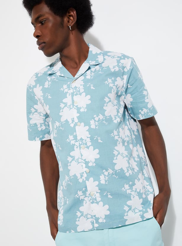 URB_N Men Regular Fit Printed Resort Shirt