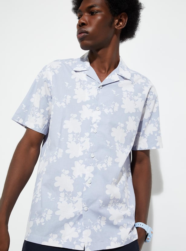 URB_N Men Regular Fit Printed Resort Shirt