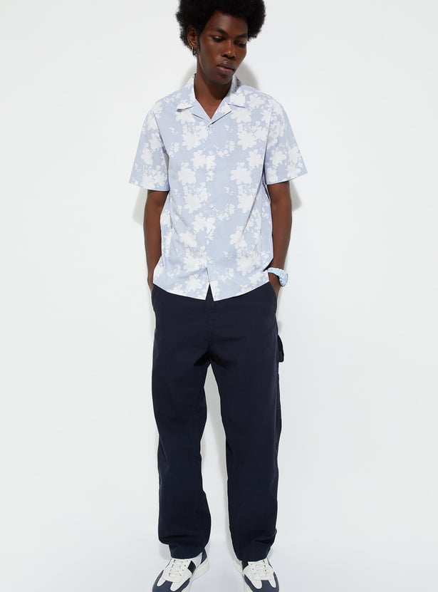 URB_N Men Regular Fit Printed Resort Shirt