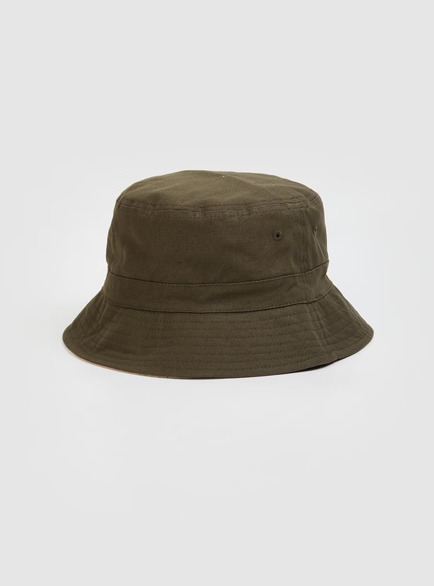 Men Textured Bucket Cap