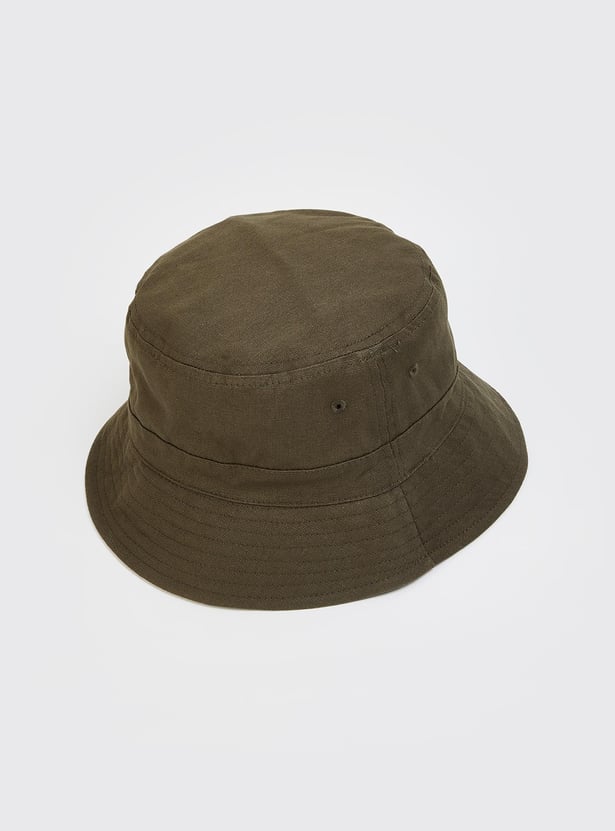 Men Textured Bucket Cap