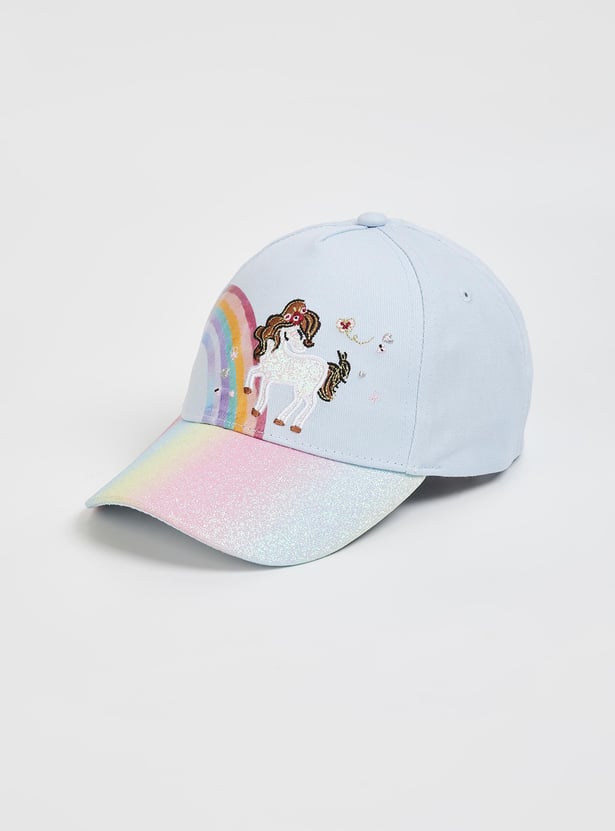 Girls Unicorn Baseball Cap