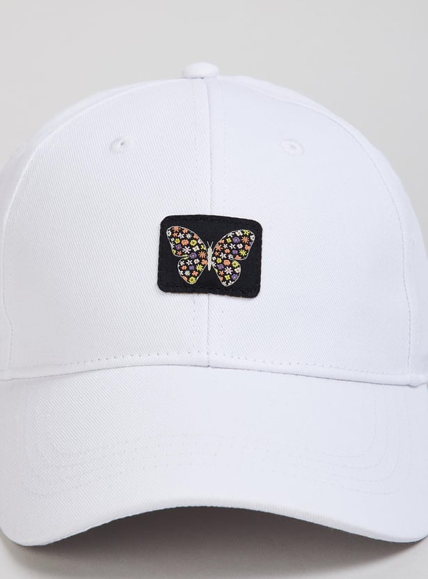 Women Butterfly Applique Baseball Cap