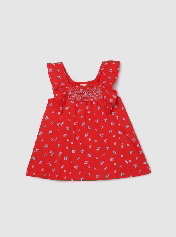 Girls Floral Printed Top