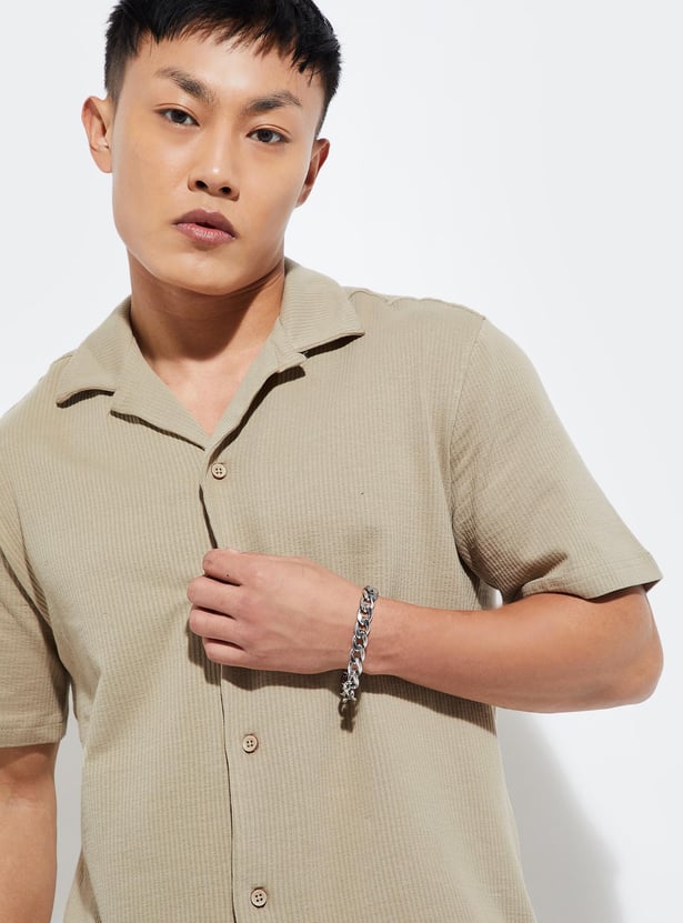 URB_N Men Knitted Resort Shirt