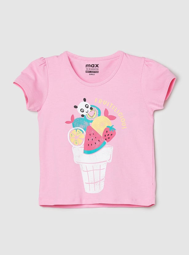 Girls Graphic Printed T-shirt