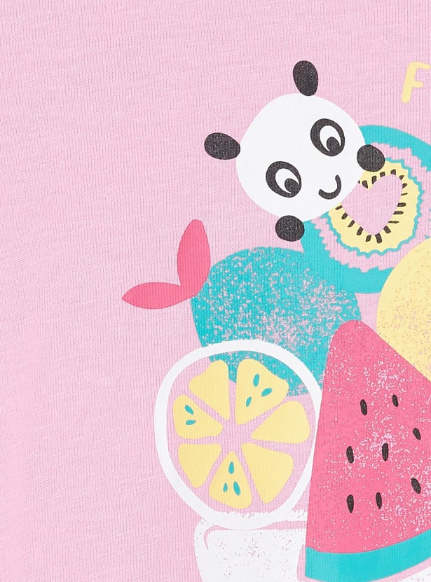 Girls Graphic Printed T-shirt
