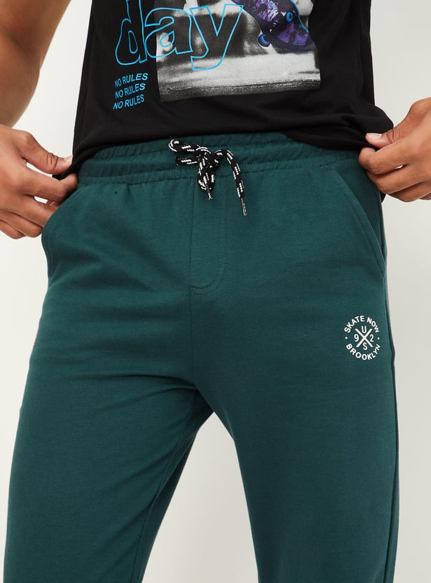 Boys Solid Elasticated Joggers