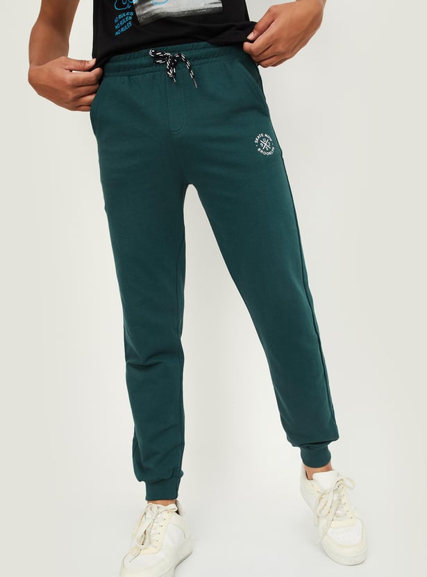 Boys Solid Elasticated Joggers