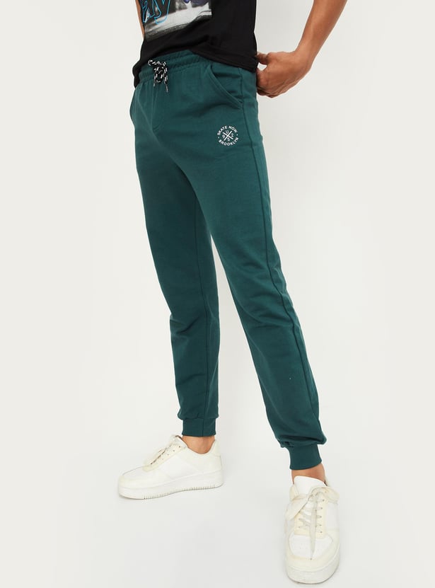 Boys Solid Elasticated Joggers