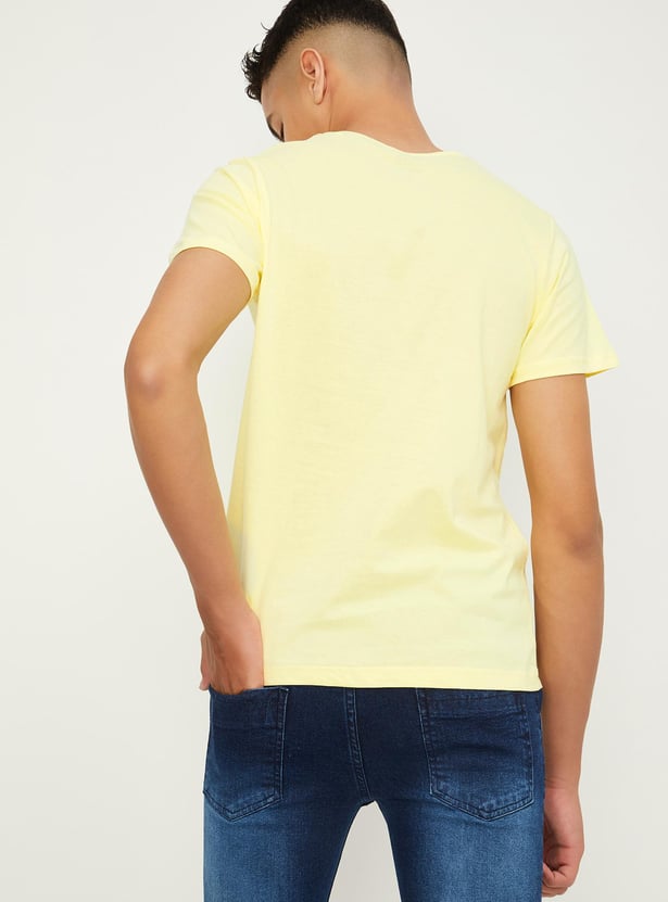 Boys Typographic Printed T-shirt