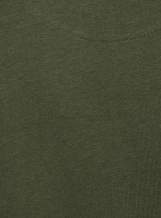 URB_N Men Slim Fit Colourblocked T-shirt