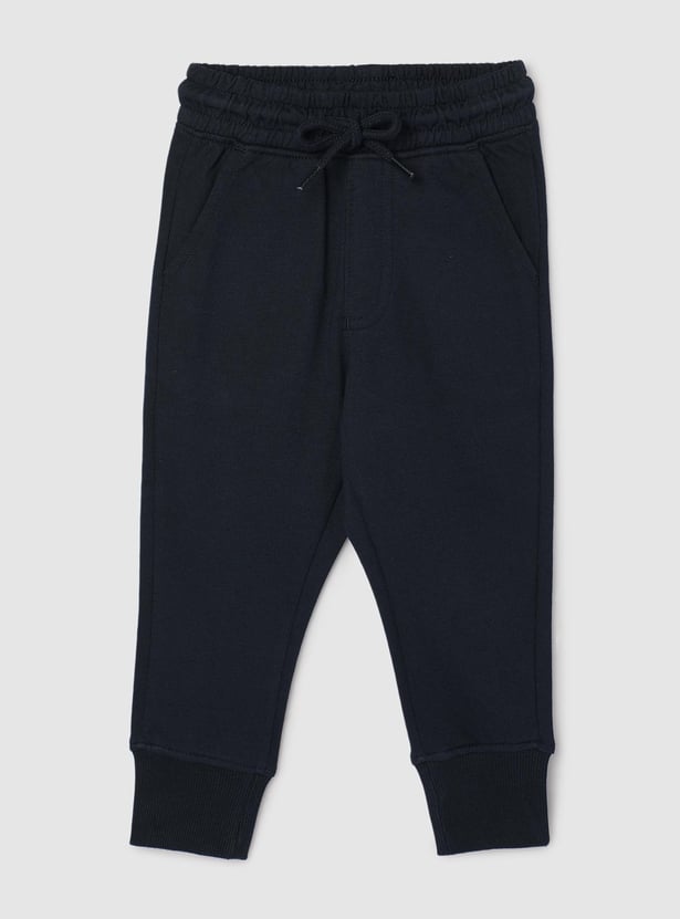 Boys Solid Elasticated Joggers