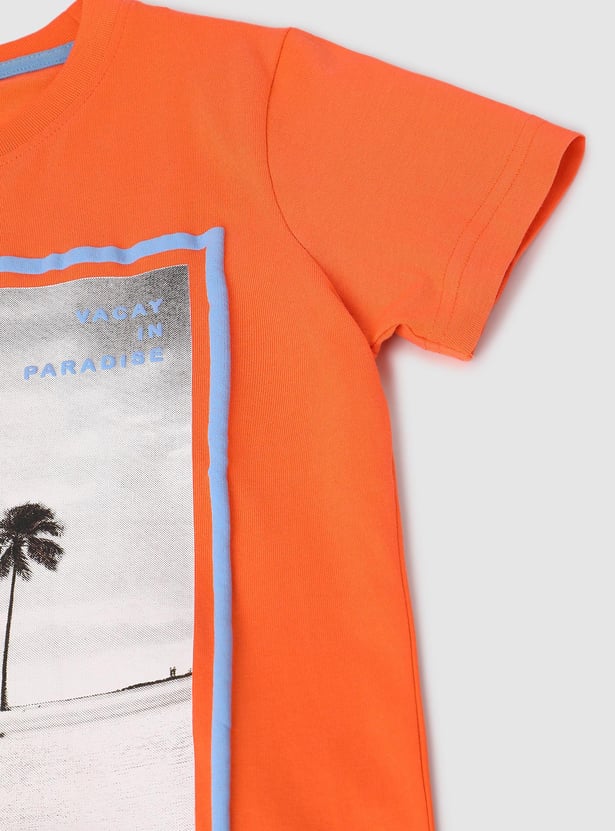 Boys Graphic Printed T-shirt