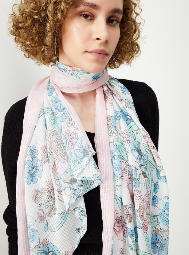 Women Floral Printed Scarf
