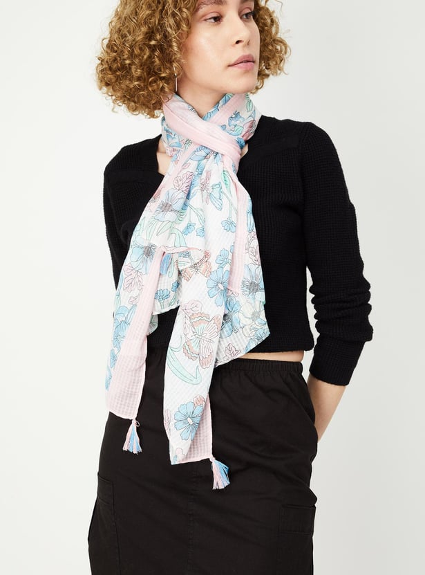 Women Floral Printed Scarf