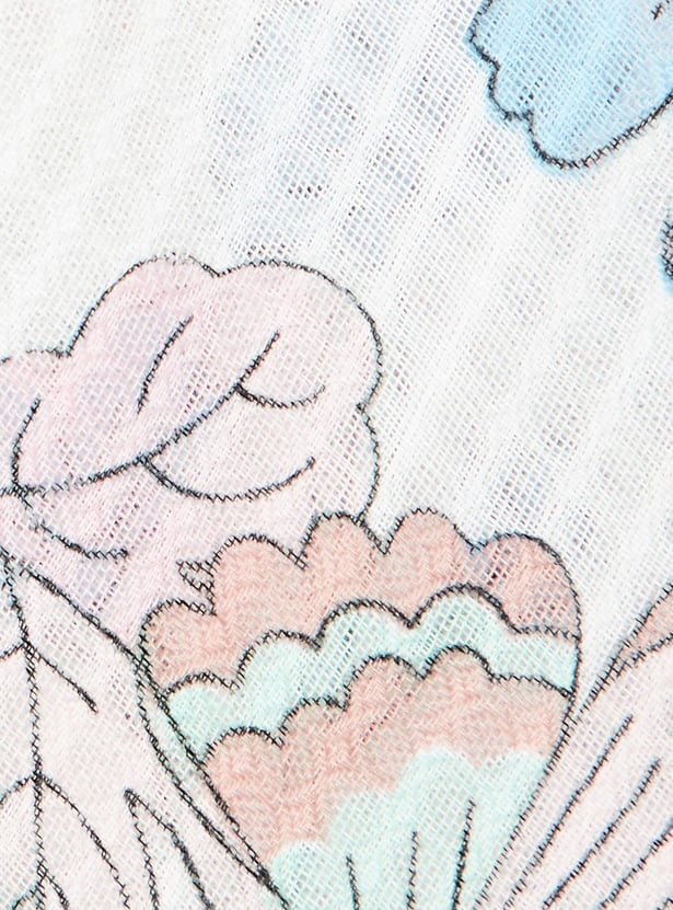 Women Floral Printed Scarf
