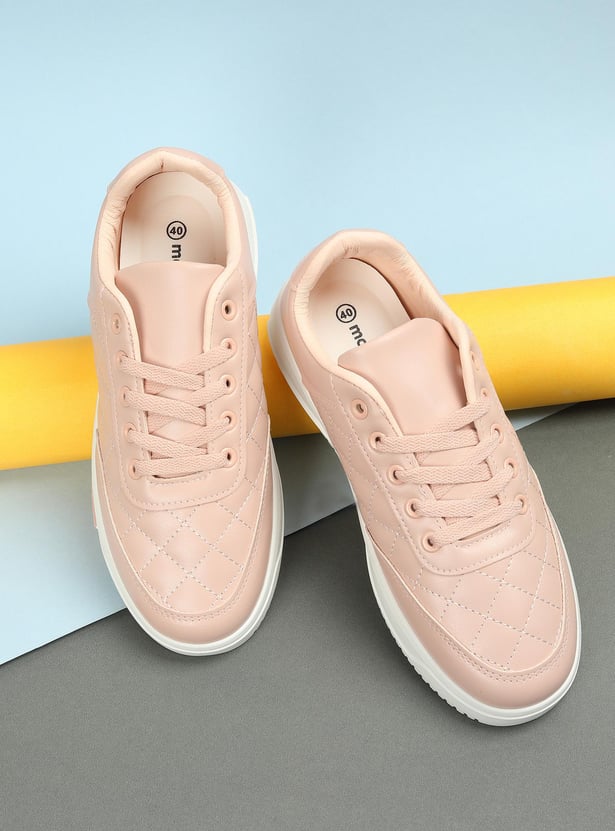 Girls Quilted Casual Shoes