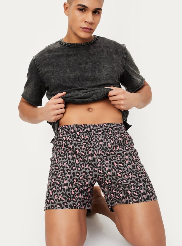 Men Printed Elasticated Boxers