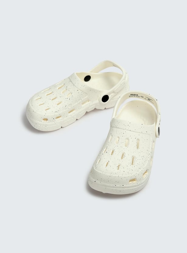 Boys Paint Splatter Clogs