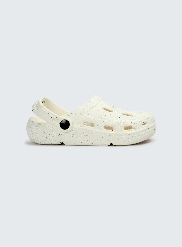 Boys Paint Splatter Clogs