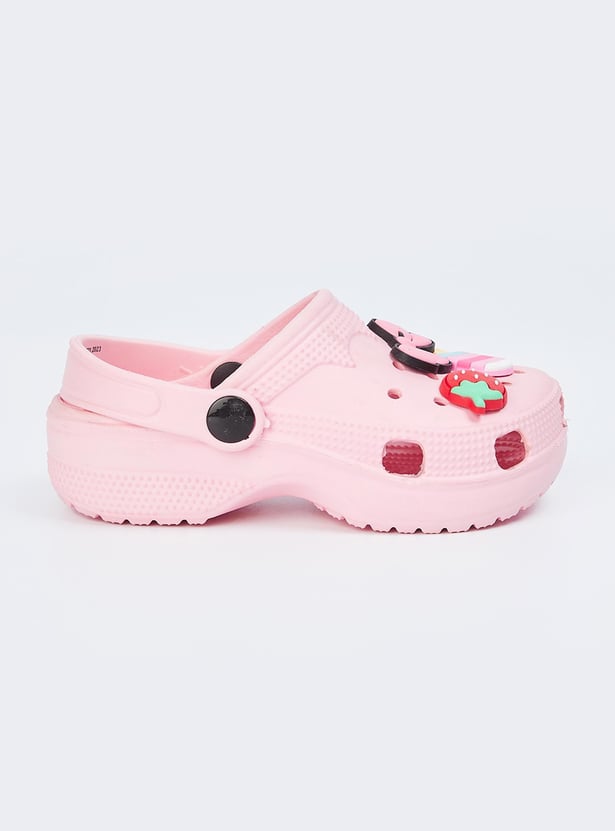 Buy Girls Charm-Detailed Clogs Online at just
