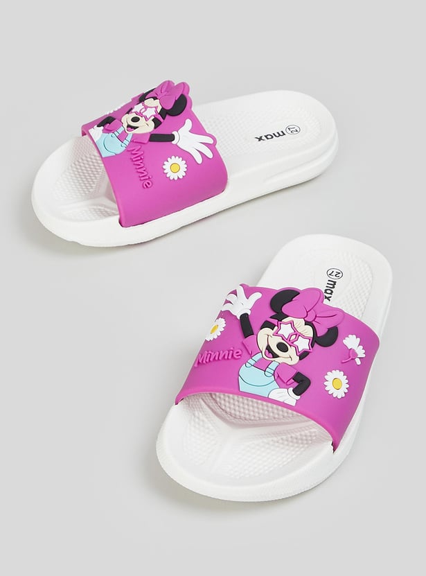 Girls Minnie Mouse 3D Detailed Sliders