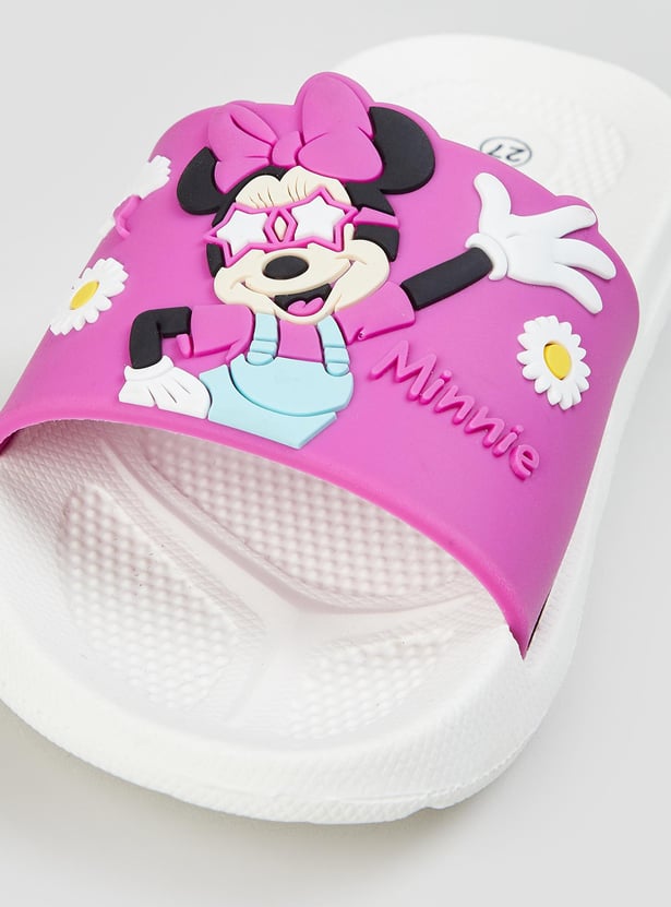 Girls Minnie Mouse 3D Detailed Sliders